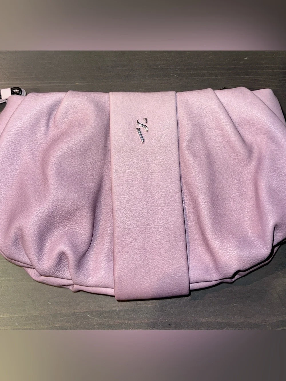 Simply Vera Wang Soft Pleated Wristlet Clutch with Zipper - Ombré Lavender